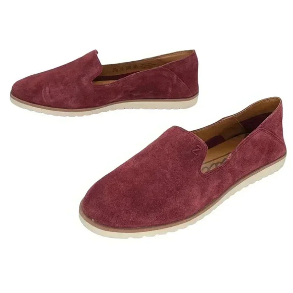 Zodiac Kit Wine Leather Slip On Womens Loafers Size 6.5M - Picture 10 of 12